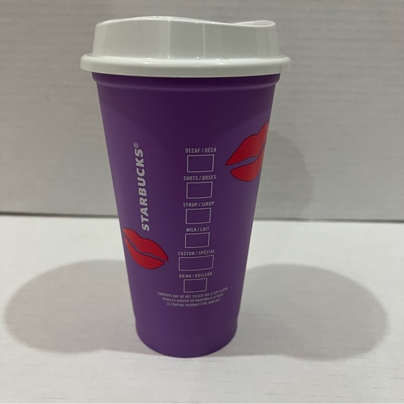 Starbucks Reusable Valentine Lips Color Changing Cup - Picture 2 of 2